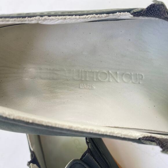 Authentic Louis Vuitton Grey Suede Slip On Shoes Sz 6.5 (37) great condition! - Picture 8 of 9